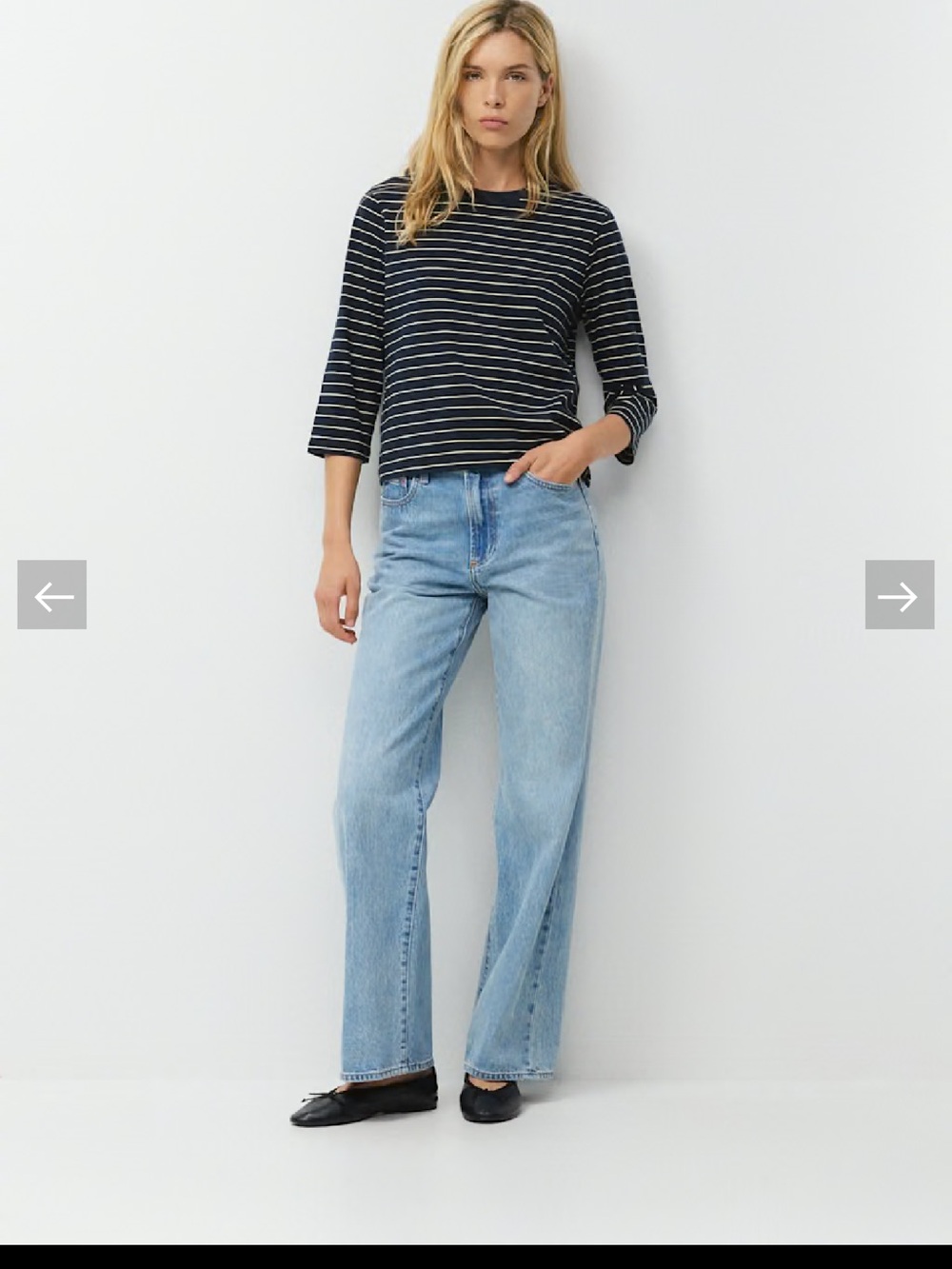 Aritzia Farrah high waisted straight leg